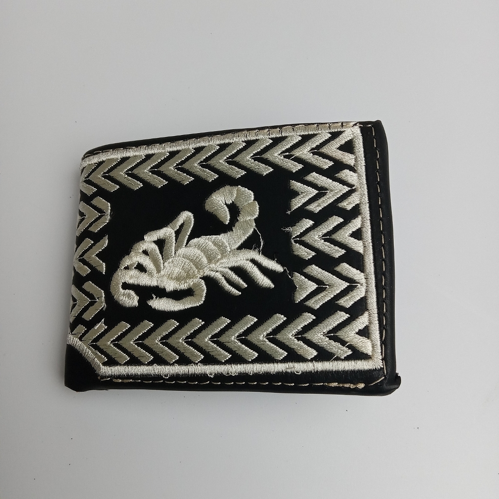 Men's Western Wallet Genuine Leather Hand‎ Crafted Bifold Cowboy Rodeo Wallet